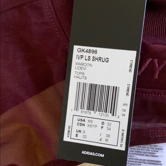 💥adidas Beyoncé IVY Park Long Sleeve Shrug - Picture 10 of 14